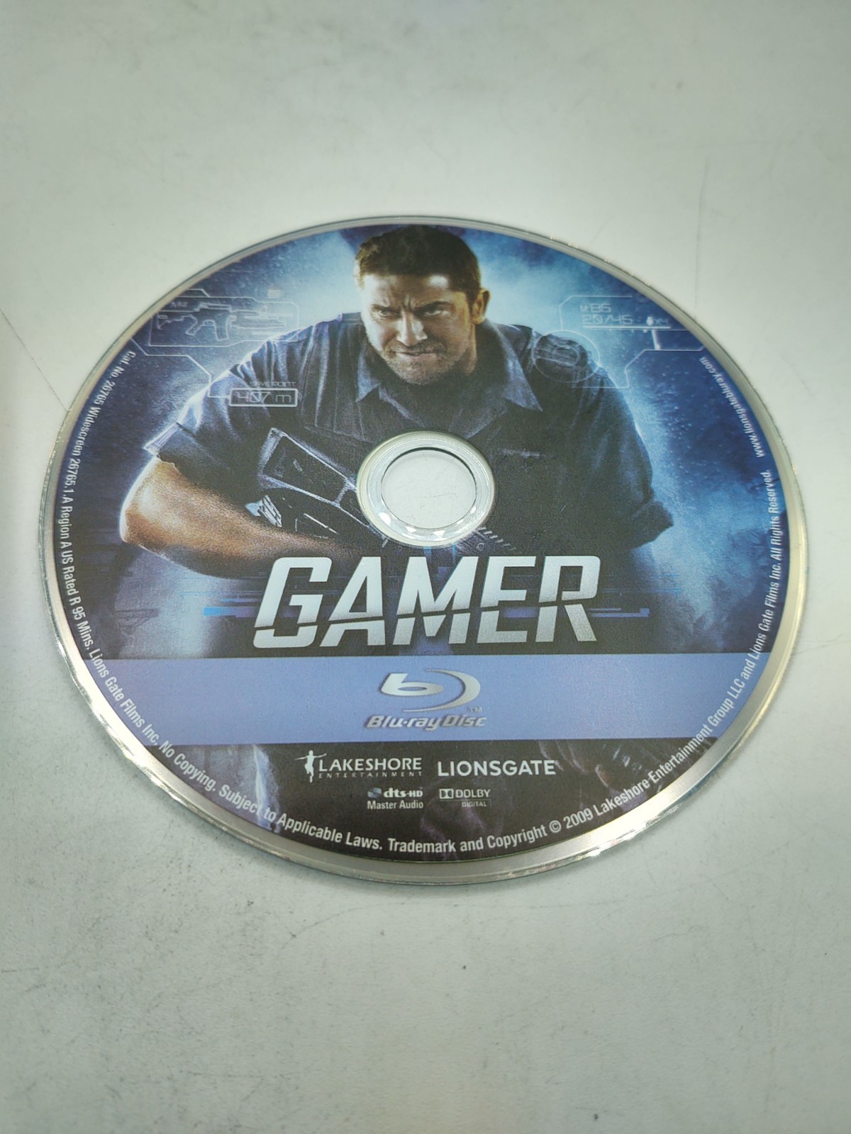 Gamer Bluray Disc Only No Case Is Included Gerard Butler