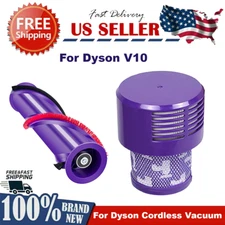 Roller Brush & HEPA Filter for Dyson Cyclone V10 SV12 Vacuum 969082-01 969569-01