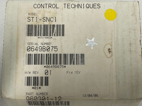 1 x EMERSON CONTROL TECHNIQUES STI-SNCI / STISNCI CARD REV.A1 960301-12 - Picture 4 of 5