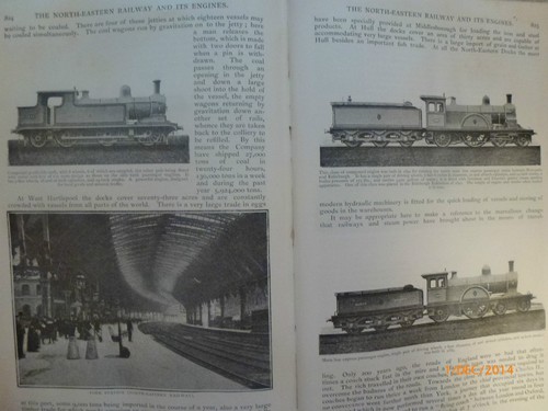 North Eastern Railway & Its Engines Antique Victorian Illustrated Article 1892 - Bild 6 von 7