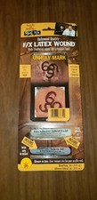 REEL F/X PROFESSIONAL LATEX WOUND UNHOLY MARK INCLUDES BLOOD ADHESIVE NEW IN PKG