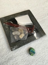 Zen Garden with Turquoise, true relaxation with a UNIQUE STONE joy mineral