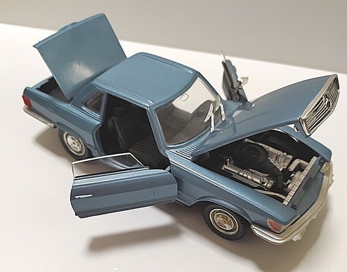 POLISTIL VINTAGE USATO 1:25 AUTO DIE CAST MERCEDES BENZ 450 SL ART S86 - Foto 5 di 5