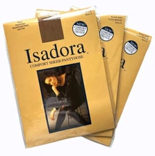 3 Pairs Sheer Pantyhose  - Isadora