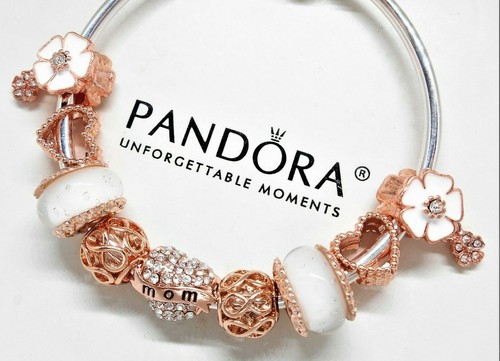 Pandora Bracelet Silver Bangle With 