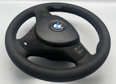 BMW 3er E90 E91 E92 E93 1 E81 E82 E87 E88 M Lenkrad NEU Bezogen OEM Leder TOP!