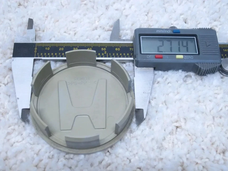 Honda Prelude 1994-1996 OEM 15" aleación rueda plata tapa central 63743 #2E-6 Foto 2 de 2