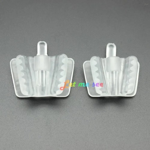 50x Dental Silicone Saliva Suction Tip Ejector Mouth Prop Bite Blocks Opener LS - Picture 4 of 8