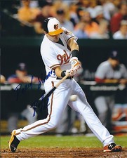 Autographed DARIEL ALVAREZ Baltimore Orioles  8x10 photo- COA 