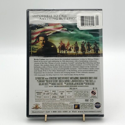 Dances With Wolves DVD 20th Anniversary Kevin Costner New Sealed