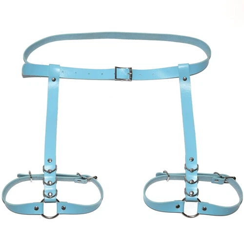 PU Leather Garter Belt Body Harness Strap Waist Leg Thigh Suspender - Picture 25 of 28