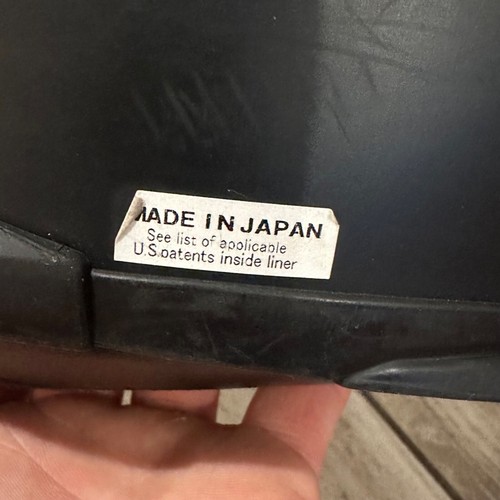 Shoei Rf-1100 Motorcycle Helmet Small Matte Black Metallic Blue Shield - Picture 17 of 17
