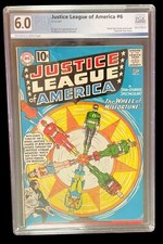 Justice League Of America #6 DC 1961 PGX 6.0 ORIGIN 1st App Dr. Amos Fortune