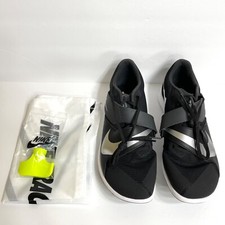 Nike Zoom Rival Jump Spikes Men  s Size 10 DR2756-001 Black Smoke Grey Silver