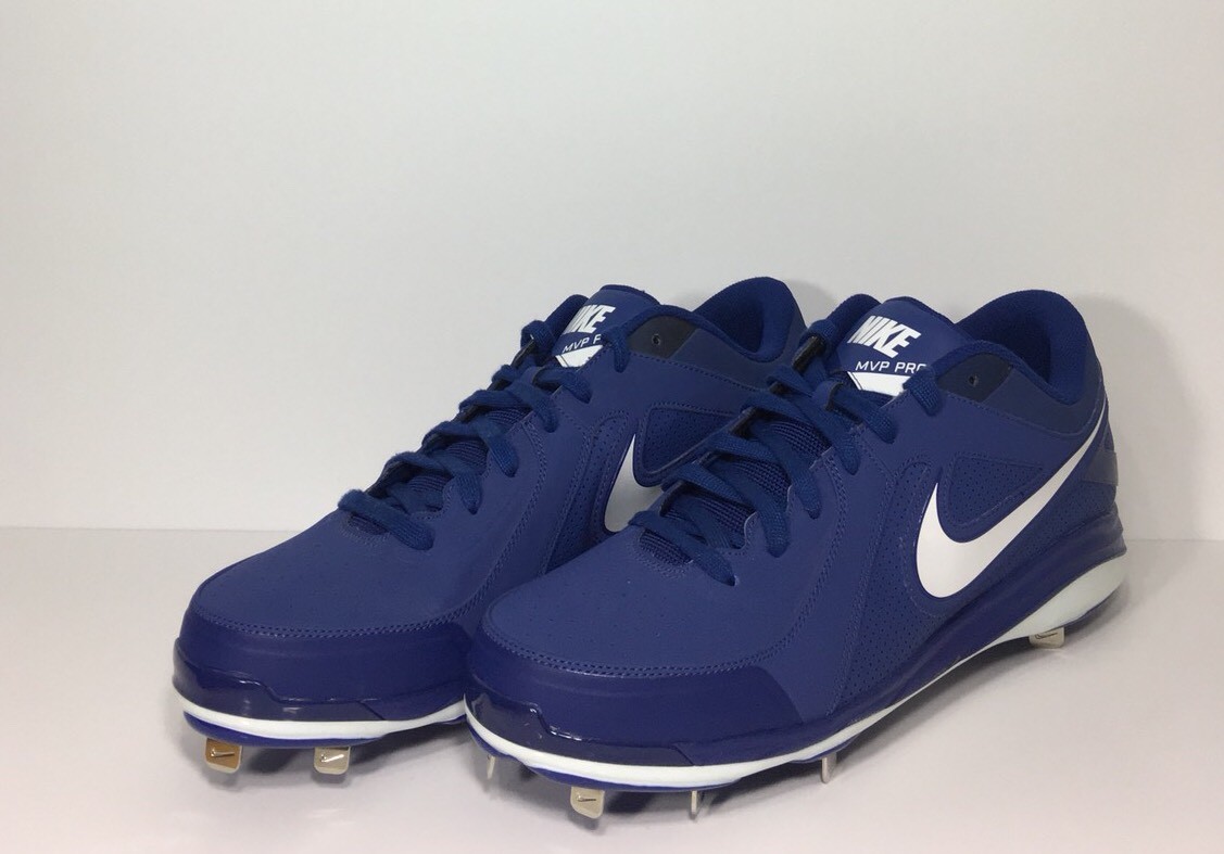 NIKE AIR MVP Pro Metal Baseball Cleats Blue 524641 410 Mens  display picture 1