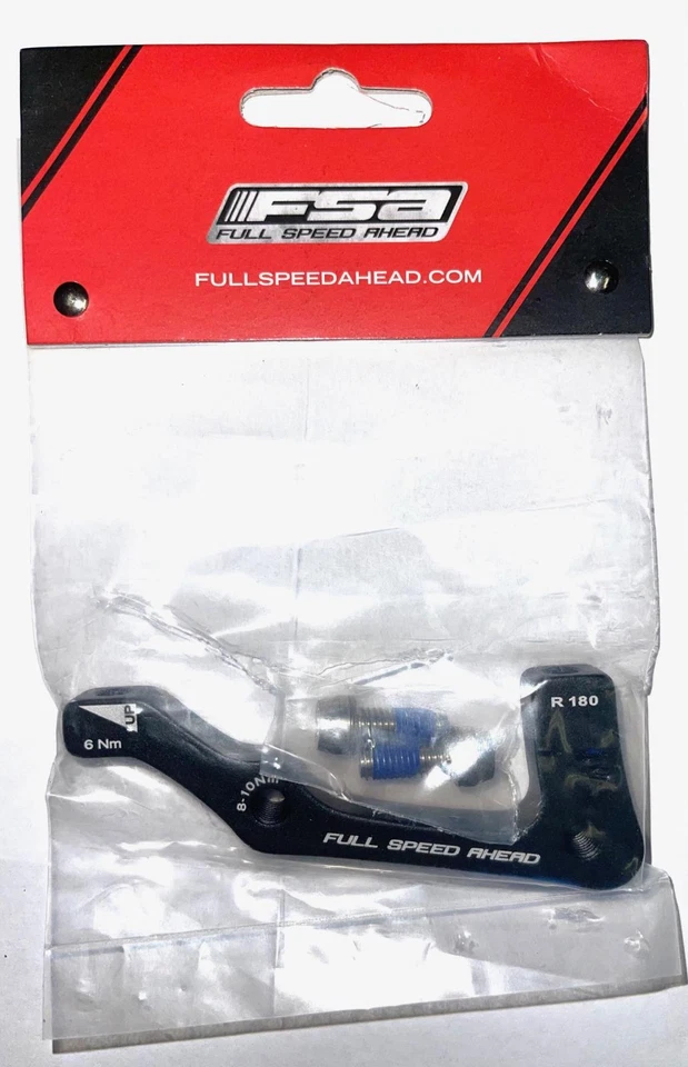 FSA 自行车碟刹适配器 406-0004000050 IS:51 毫米,PM 74 毫米柱安装 全新 — 第 3/4 张图片