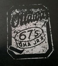 OTTAWA 67'S OHA JR. A VINTAGE CMJHL CAHA VICEROY MFG.  GAME PUCK Made In 🇨🇦 