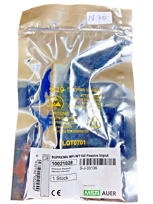 MSA AUER Suprema MPI-WT100 Passive Input  10021028