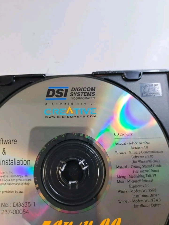 DSI Digicom System Software & Modem Installation-A Subsidiary Of Creative - Mint - Image 2 of 4