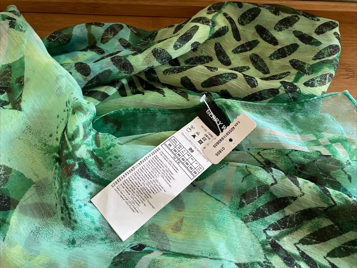 Gerry Webber Scarf Green NEW 70” x 30” UK