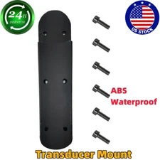  Black Transducer Mount ABS 1PCS For Lowrance Active Imaging 3-In-1 Minn Kota