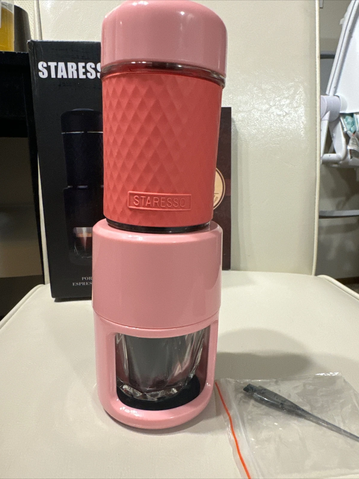 STARESSO Portable Espresso Machine Sp-200 Pink Edition