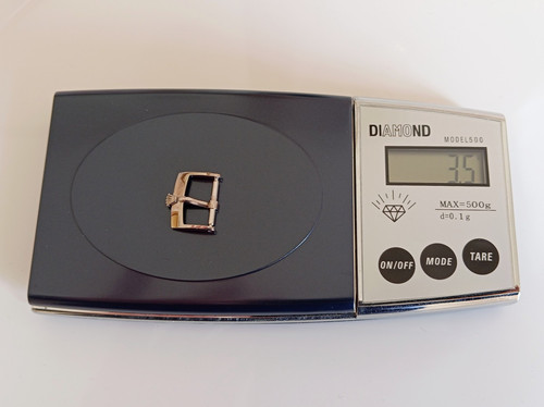 ROLEX Fibbia Buckle Oro Bianco 18kt - mm 16 - Foto 7 di 7