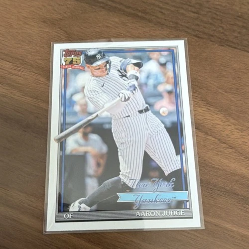 Topps 75 Years of Baseball Aaron Judge Yankees #T91-34 Baseball Card