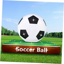 6Ft Tall Giant Inflatable Soccer Ball Themed Party Decorations, Blow Up Soccer