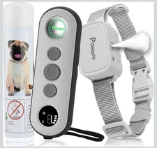 Citronella Dog Training Collar with Remote, 3 Modes & 3 Spray Levels