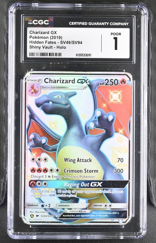 Charizard-GX graded CGC 1 for sale on eBay