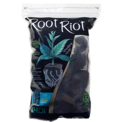 Hydrodynamics Root Riot Replacement Cubes - 50 Cubes Hydroponic Propagation