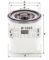 Mann-Filter W7050 ÖLfilter FüR CitroËN Ford Land Rover Peugeot