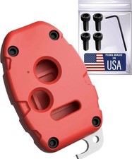 USA-Made for Honda Key Fob Shell | Crack-Resistant & Durable | Seamless ORANGE