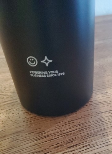 eBay Open 2025 Swag Bottiglia Thermos 10" Isolata in Metallo Nero Nuova - Foto 9 di 9