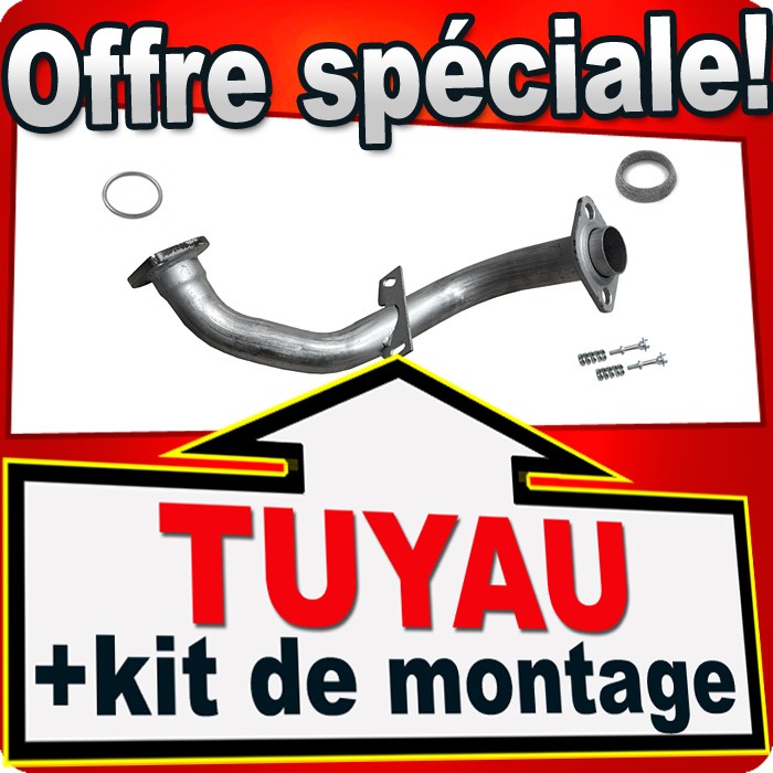 Tuyau avant pour Honda Civic VIII 1.8 hayon échappement réparation fuite gaz et rouille