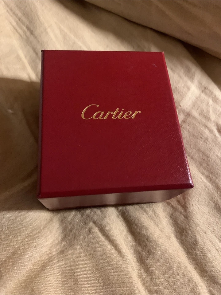 ELEGANT ECRIN CARTIER POUR BAGUE OU PENDENTIF 7,5/6,5/4cm Avec Sur Boîte - Photo 4/4