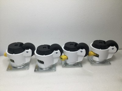 HOLKIE Leveling Casters with Ratchet Handle Design Total Capacity 2200 Lbs