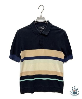 FRED PERRY × RAF SIMONS Polo shirt Size: 40 Black Men