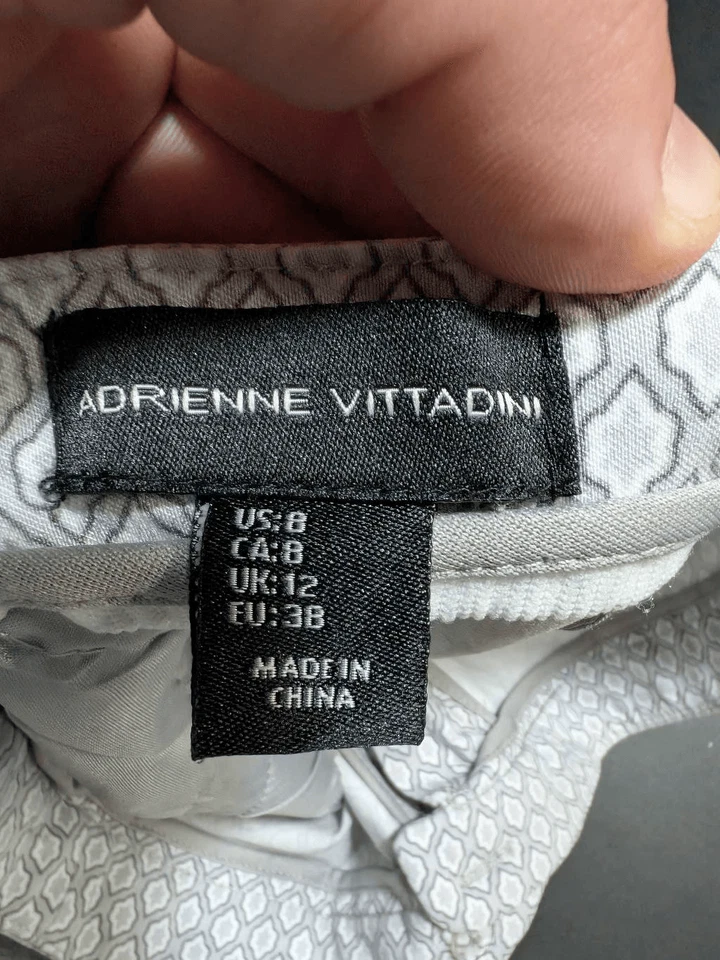 Брюки женские Adrienne Vittadini серые размер 8 - Изображение 4 из 4
