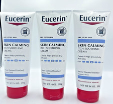 Lot of 3 Eucerin Skin Calming Itch Soothing C...