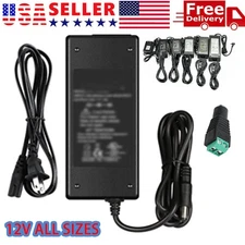 12V 1A 2A 3A 5A 6A 8A 10A Power Supply AC DC Adapter for LED Strip Light String