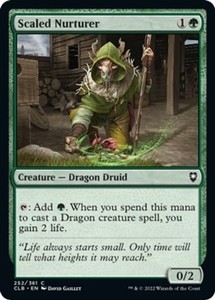 Scaled Nurturer - 252 - Commander Legends: Battle for Baldur's Gate - Common