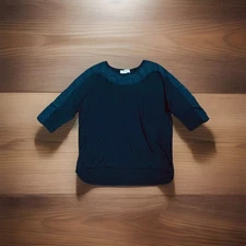 Pure Energy Top Women's X-Large Black Cotton-sheer Boho Chic