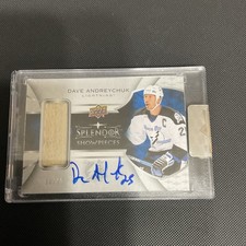 DAVE ANDREYCHUK - STICK/OCA - BLUE /15 - 2017-18 UPPER DECK SPLENDOR SHOWPIECES