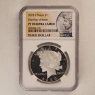 2023-S Peace Silver Dollar First Day of Issue PF70 Ultra Cameo NGC - FREE SHIP