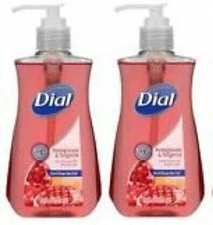 Dial Liquid Hand Soap 7.5 Fl Oz Pack of 2 (Pomegranate & Tangerine)