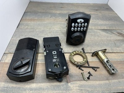 Schlage BE365 V CAM 716 Camelot Keypad Deadbolt Lock, Aged Bronze - READ lot