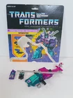 Transformers G1 Vintage Targetmaster TM Spinister 100% Complete w/Backer Card