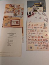 Vintage Grandmillennial Baby Nursery Needlework Lot - Patterns Booklets